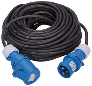 CEE forleingjari 230V 16A 3x1,5 - 25M.