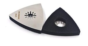 Tríkant slípipúta til multicutter (velcro, lukka skaft)