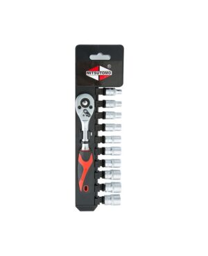 Mitsutomo skralla við toppum, 1/4" - 11 deilir