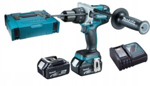 Makita slag/skrúvumaskina 18V 2x5,0Ah - DHP481RT3J - ÚTGINGIN