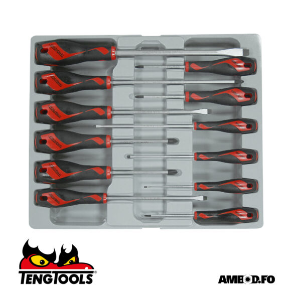 Teng Tools skrúvublaðsett 12 deilir - MD912N