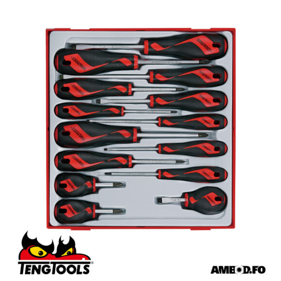 Teng Tools skrúvublaðsett 14 deilir - TTD914N