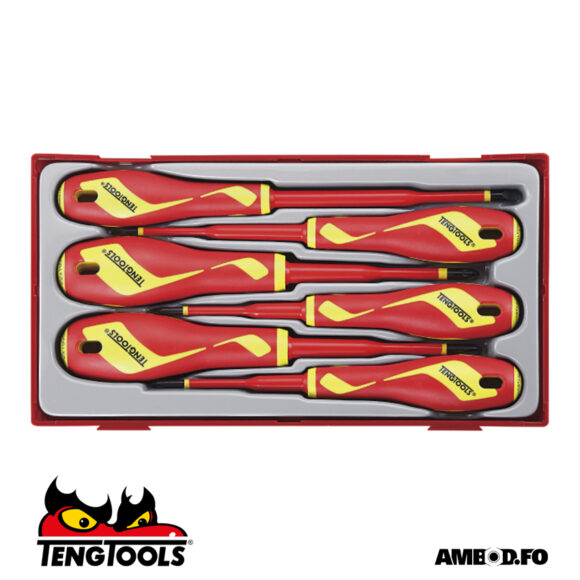 Teng Tools skrúvublaðsett 1000V 6 deilir - TTV706N