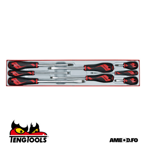 Teng Tools skrúvublaðsett, 8 deilir - TTX918N