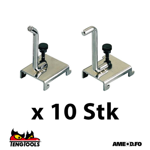 Teng Tools krókar 45°/90° til amboðsvegg - TCW-HK10