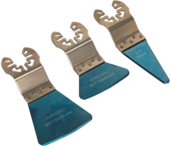 Sealey multicutter quick change skravarasett - 3 deilir