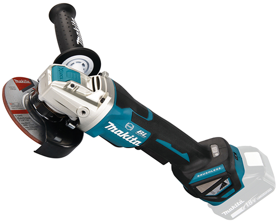 Makita vinkulslípari 125mm 18V, X-LOCK - DGA519Z