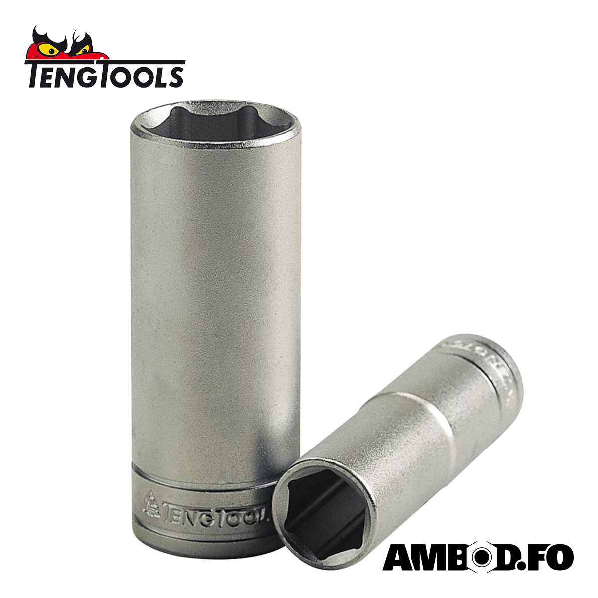Teng Tools 1/2" 6-kants toppur, langur - 17mm