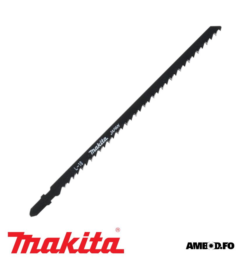 Makita stikksagabløð L-10, 181mm - 5 stk. (A-86315)
