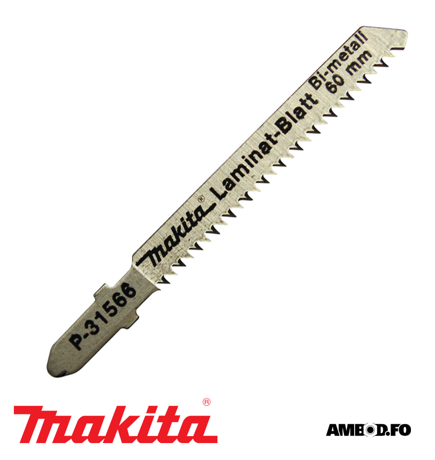 Makita stikksagabløð, 85 mm - 5 stk. (P-31566)