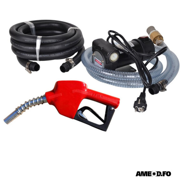 Dieselpumpa við slangu og hondtaki - 230V (DP40230K+AUTO)