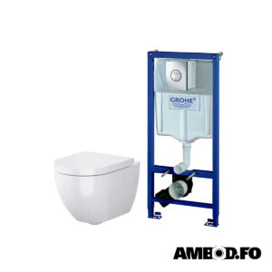 Grohe Solido Innbygt WC-sett v/kummu og modul - Harmony Rimless
