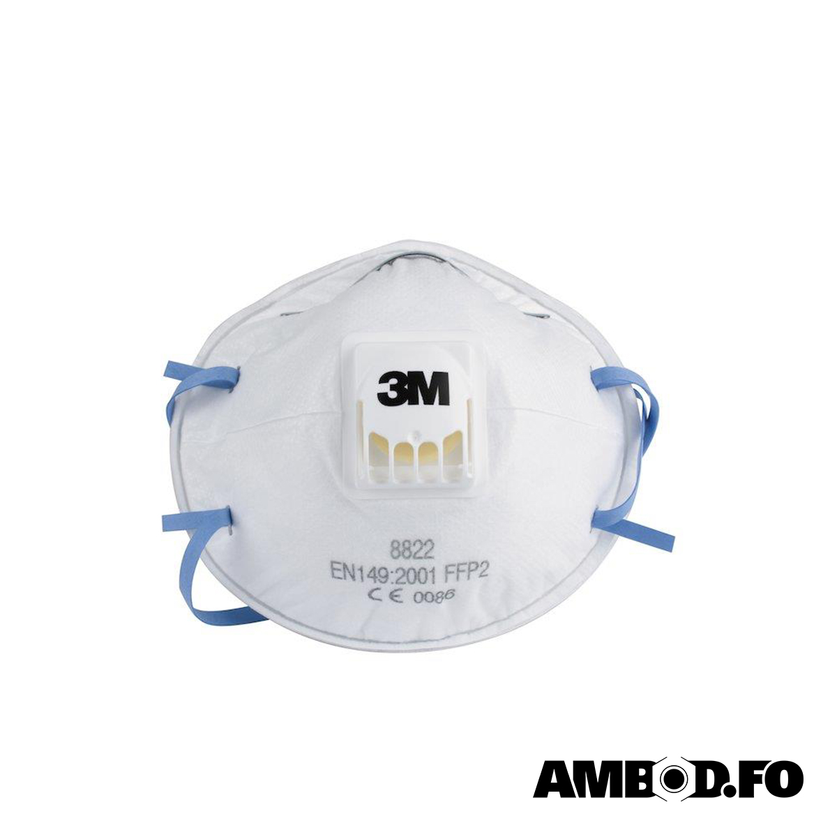 3M 8822 dustmaska FFP2 við ventili