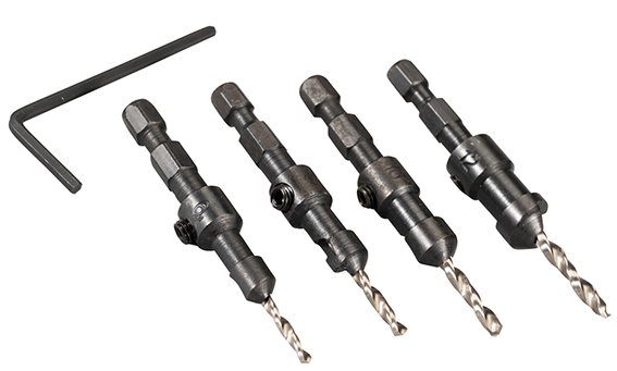 Makita bor/undirsenkarasett - 4 deilir (D-73455)