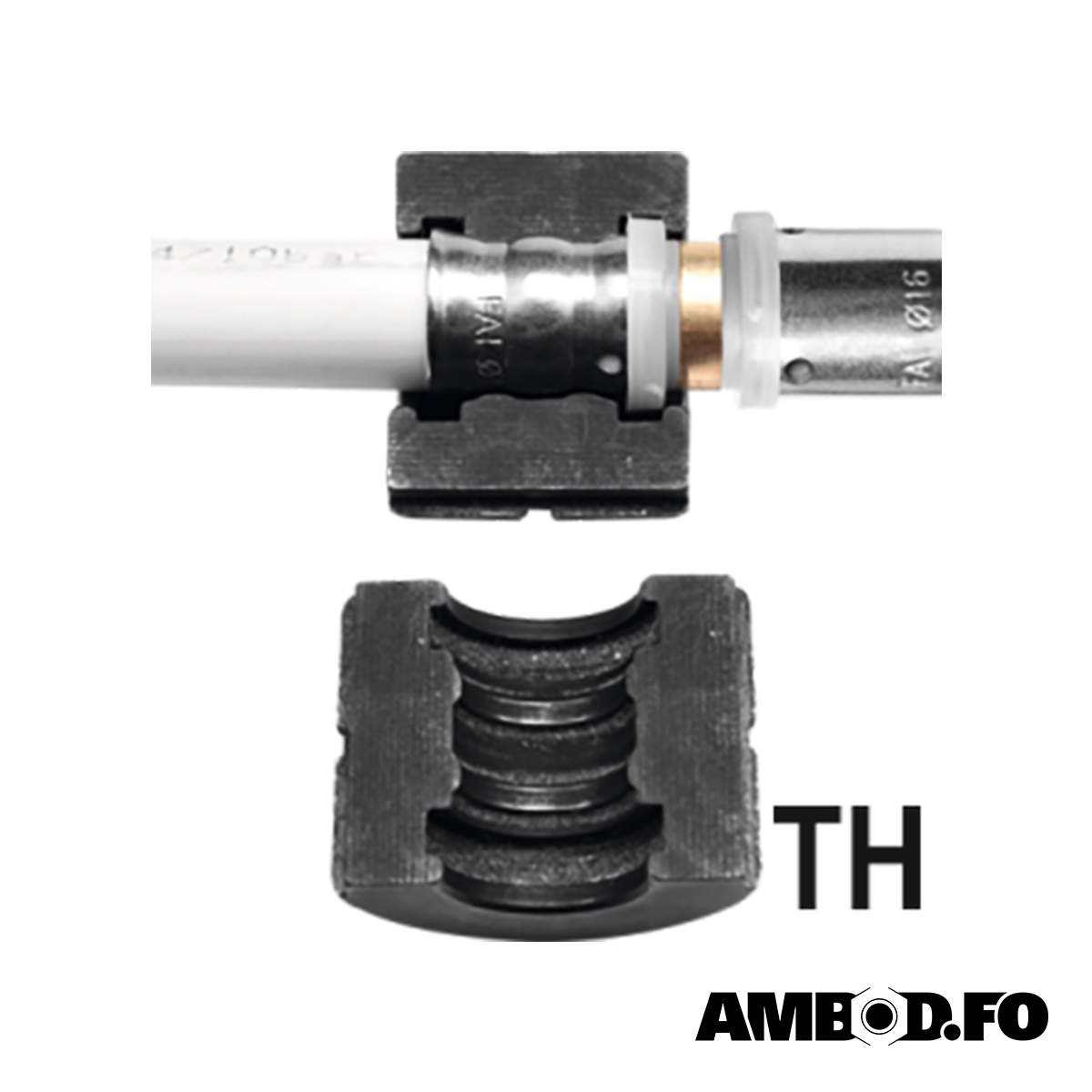 Pressuamboð/tong til PEX-rør, TH og U – 16-32mm (YT-21735) – Amboð.fo