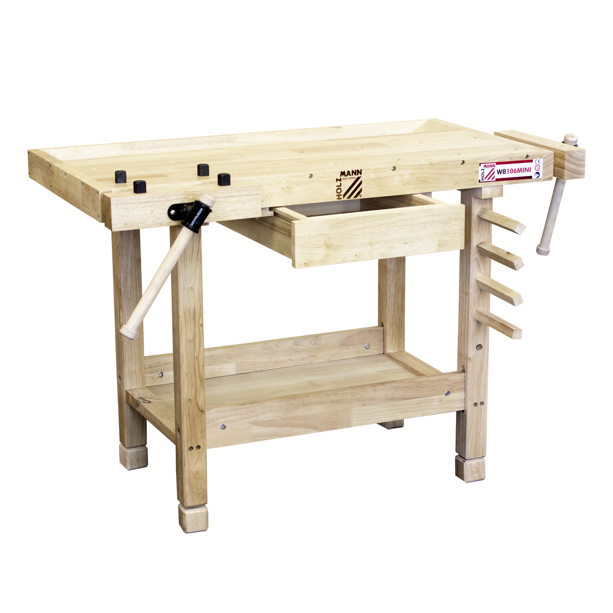 Holzmann WB106MINI snikkarabonkur til børn - 2 stikkur +1 skuffur