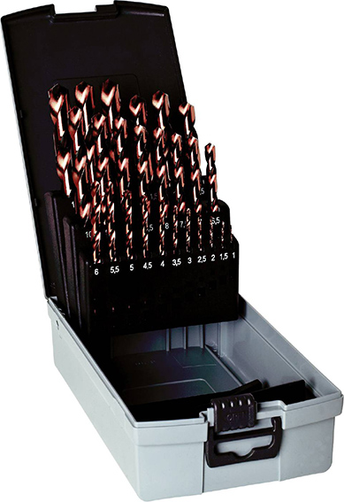 Gühring borsett 3KS HSCO DIN 338 9001 - 19 deilir