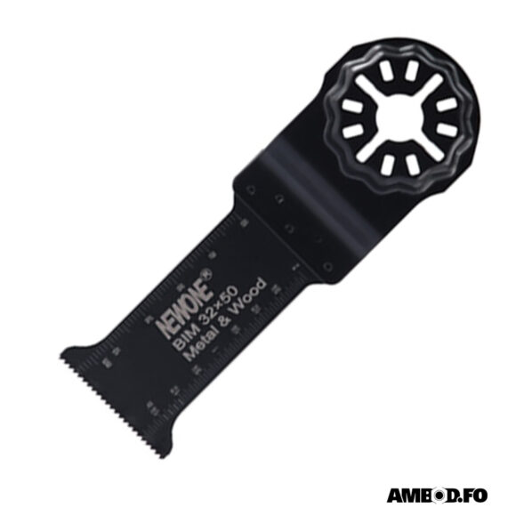 Multicutter starlock klinga til træ/metal, fínar tenn - 32x50mm