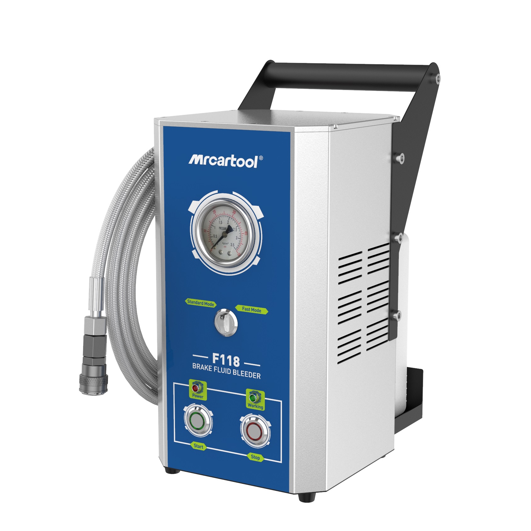 Maskina til at skifta bremsu olju