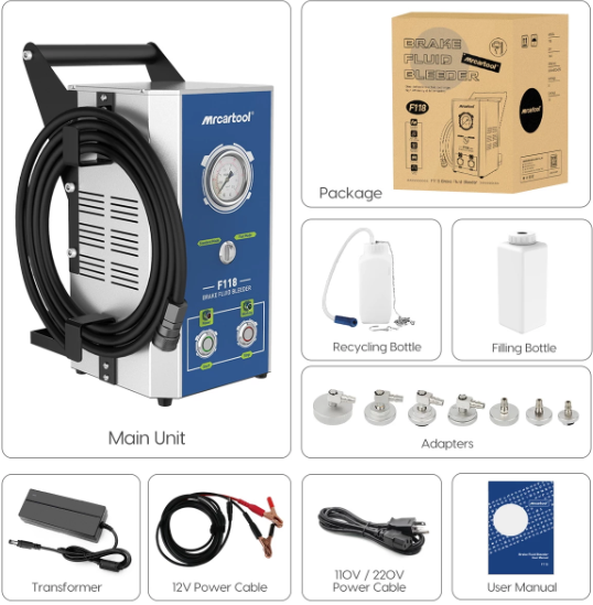 Maskina til at skifta bremsu olju - Image 2