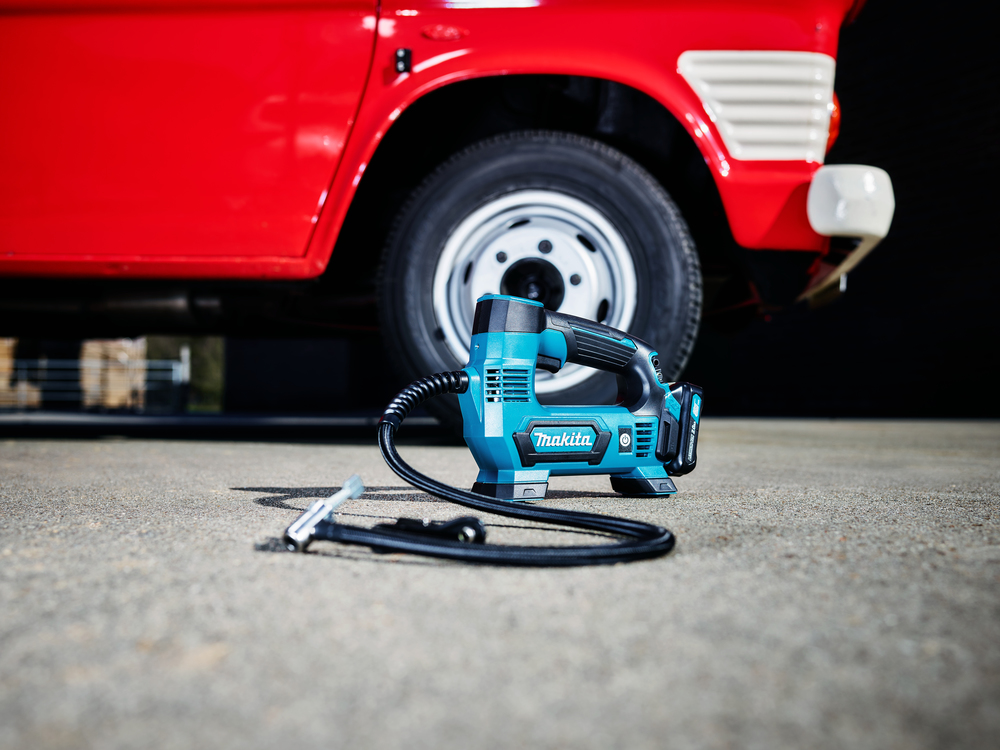 Makita luftpumpa, 12V MAX - 8 bar (MP100Z) - Image 3