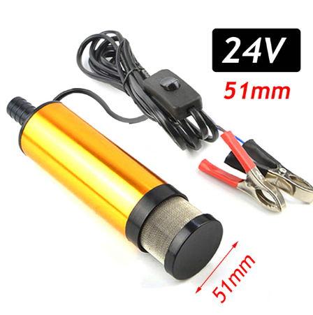 Diesel/vatn pumpa, 24V - 51mm