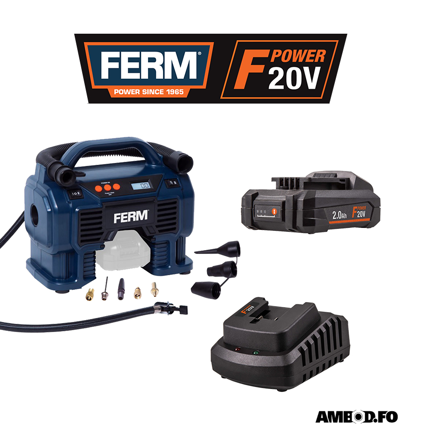 FERM Kompressari sett - 20V