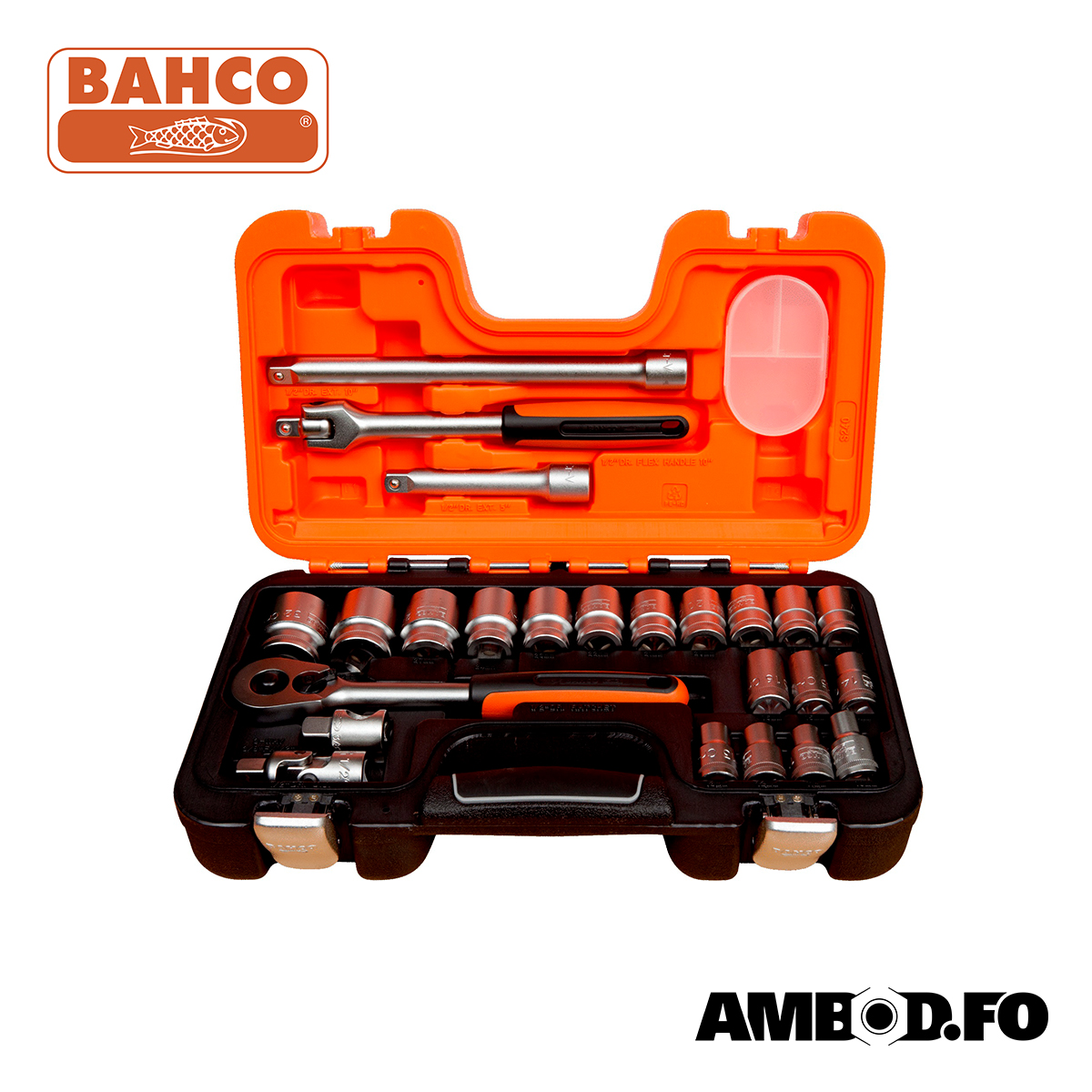 Bahco S240 topplyklasett, 10-32 mm