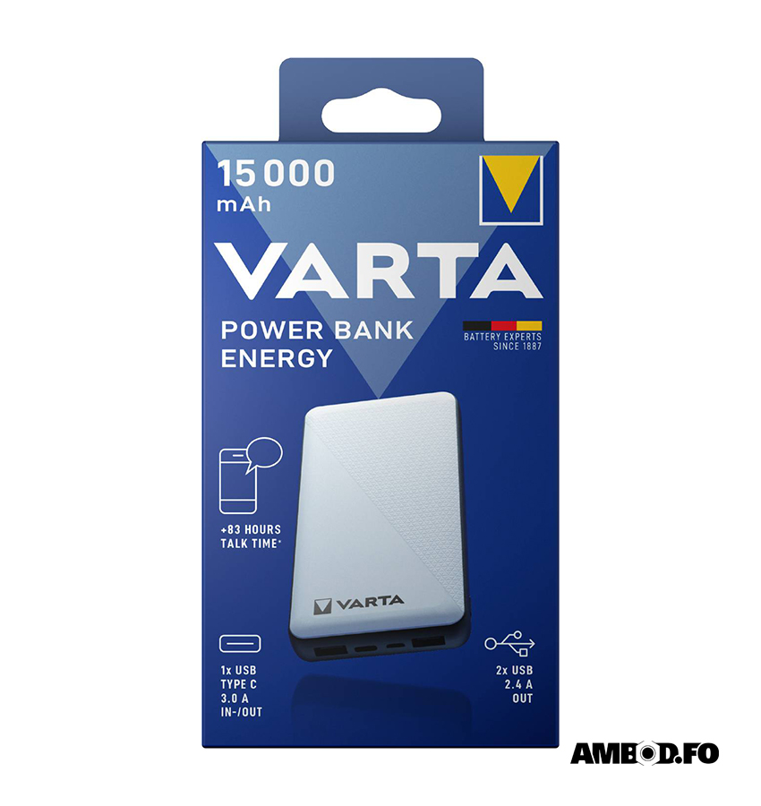VARTA ENERGY powerbank - 15000mah - Image 2