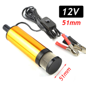 Diesel/vatn pumpa, 12V - 51mm