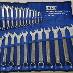 HERO Fastlyklasett 6-32 mm - 26 deilir