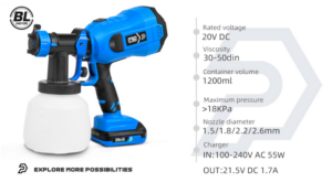 Prostormer airless málarasproyta - 20V - Image 2