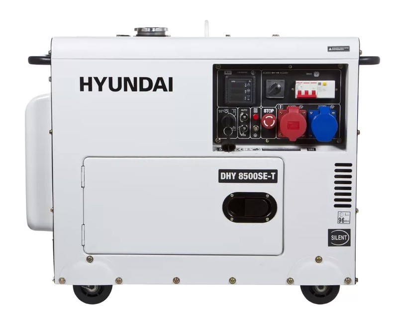HYUNDAI diesel generatorur 7000W "stillur" - Image 3