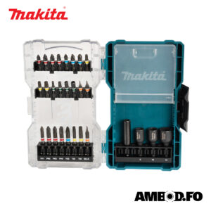 Makita bitsett við magnet toppum - 28 deilir (E-07048)