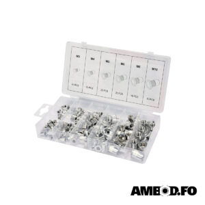 Gevindpoppnittusett alu, M3-M10 - 150stk.