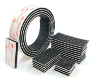 Sjálvklistrandi dual lock velcro tape frá 3M - 25,4mm x 2m