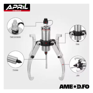 April hydrauliskur avtrekkjari, 500mm - 50 tons (FYL-50T)