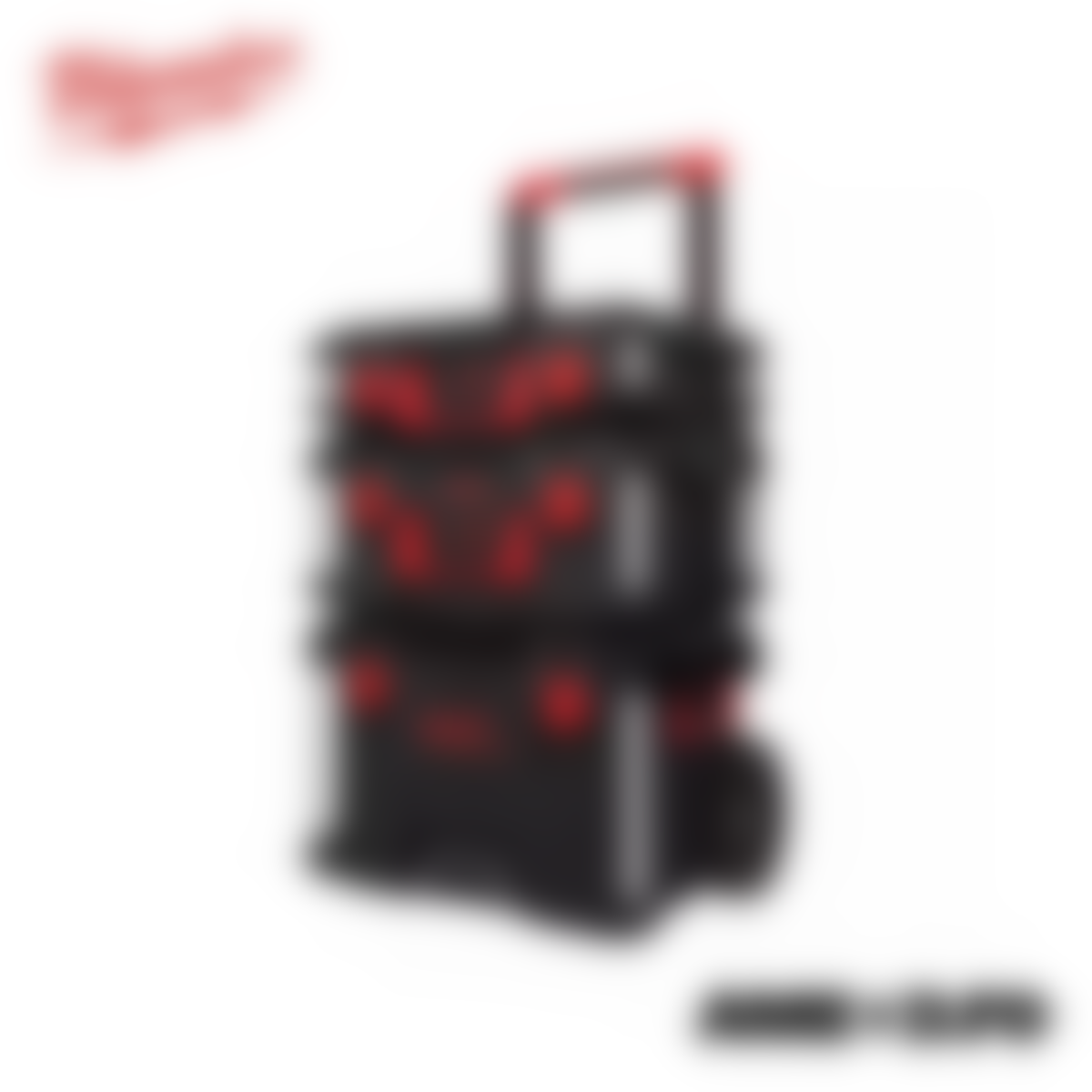 Milwaukee Packout amboðstrolley við 3 kassum