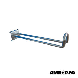 Krókur til amboðsplátu 90gr., dupultur(samaneindur) - 200x6mm