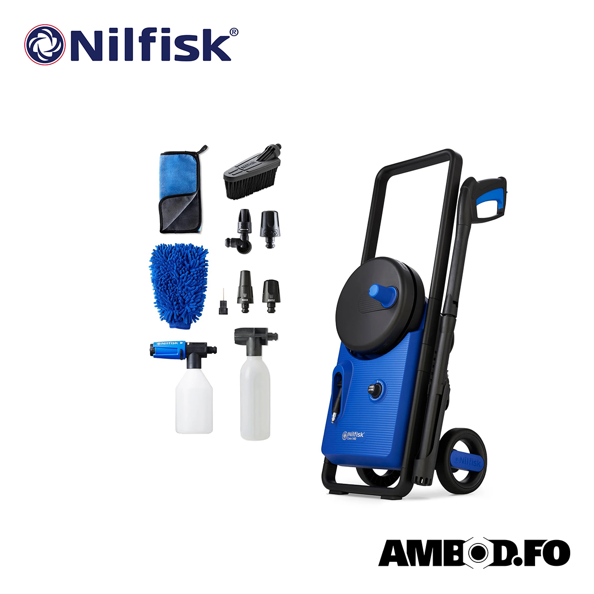 Nilfisk Core 140-6 hátrýstspulari, PowerControl PREMIUM Carwash