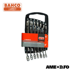Bahco 111/SH12 fastlyklasett - 12 deilir
