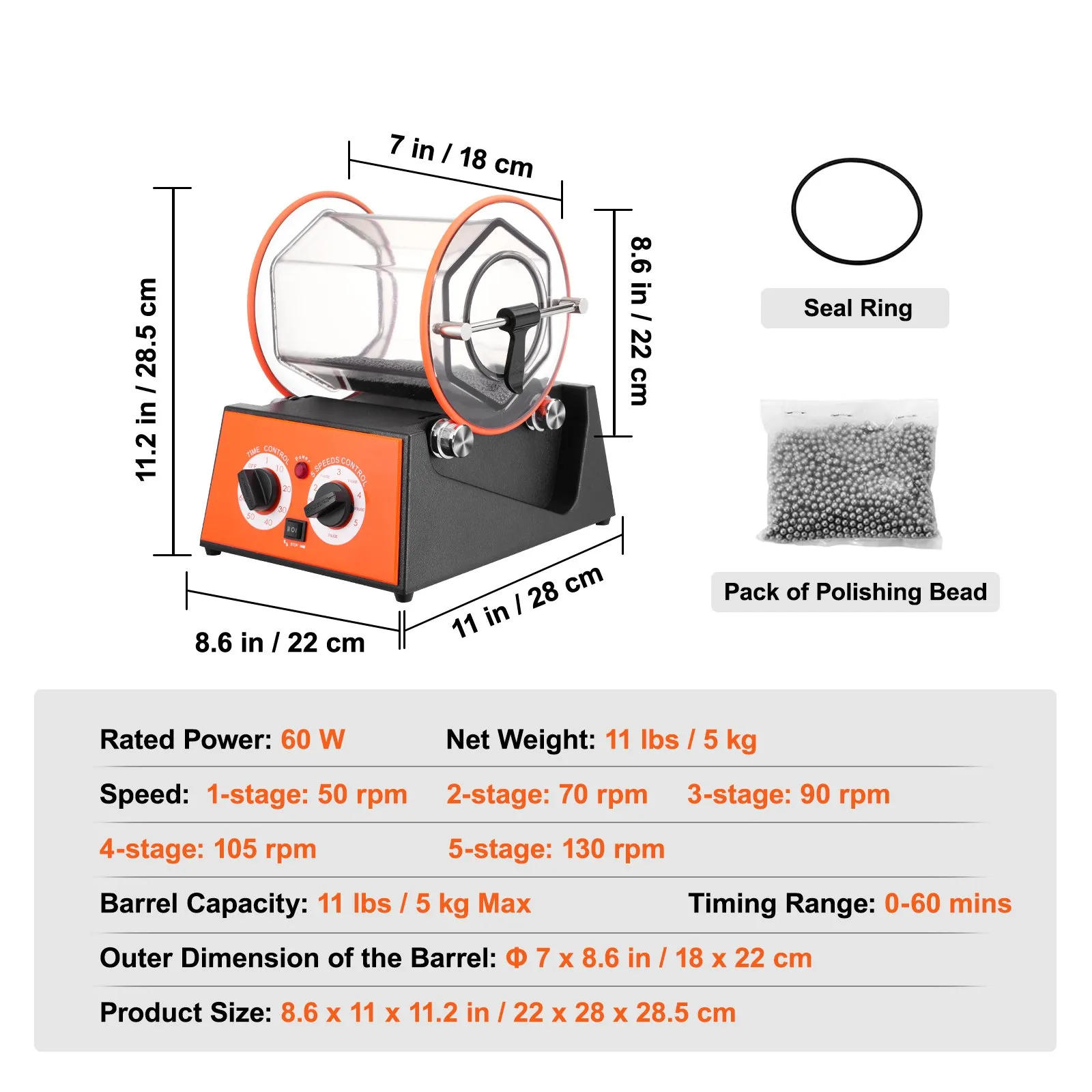 Poleri/slípi trumla 5kg - Image 3