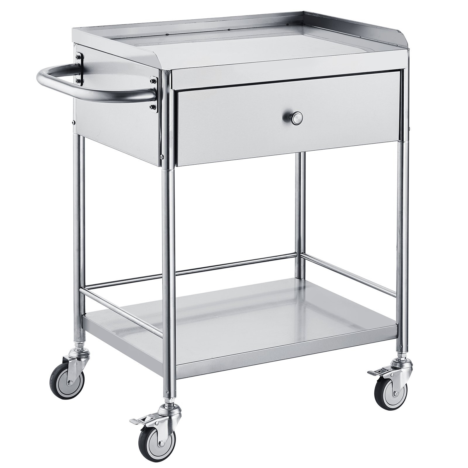 Rustfríur serveringsvognur við skuffu- 100kg.