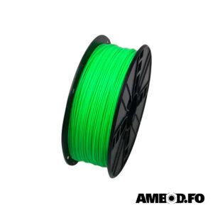 3D ABS tráður til 3D print, fluorescent grønt - 1kg.