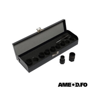 Ironside toppasett til rundaðar boltar 1/2", 10-19mm