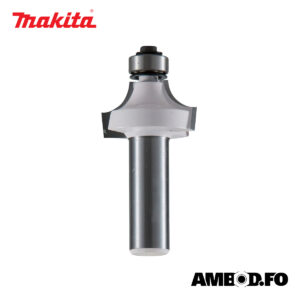 Makita fresijarn radius 4,8mm við kúlulegu, skaft 8mm - 22,2mm (D-48371)