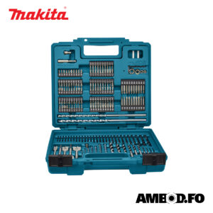 Makita bor/bits/amboðsett - 256 deilir (E-11689)
