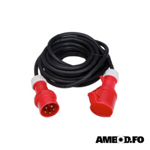 CEE forleingjari 400V 32A 5x6mm2 - 5M.