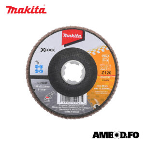 Makita X-lock lamel/slípiskiva, Ø.125 - K120 (D-76037)