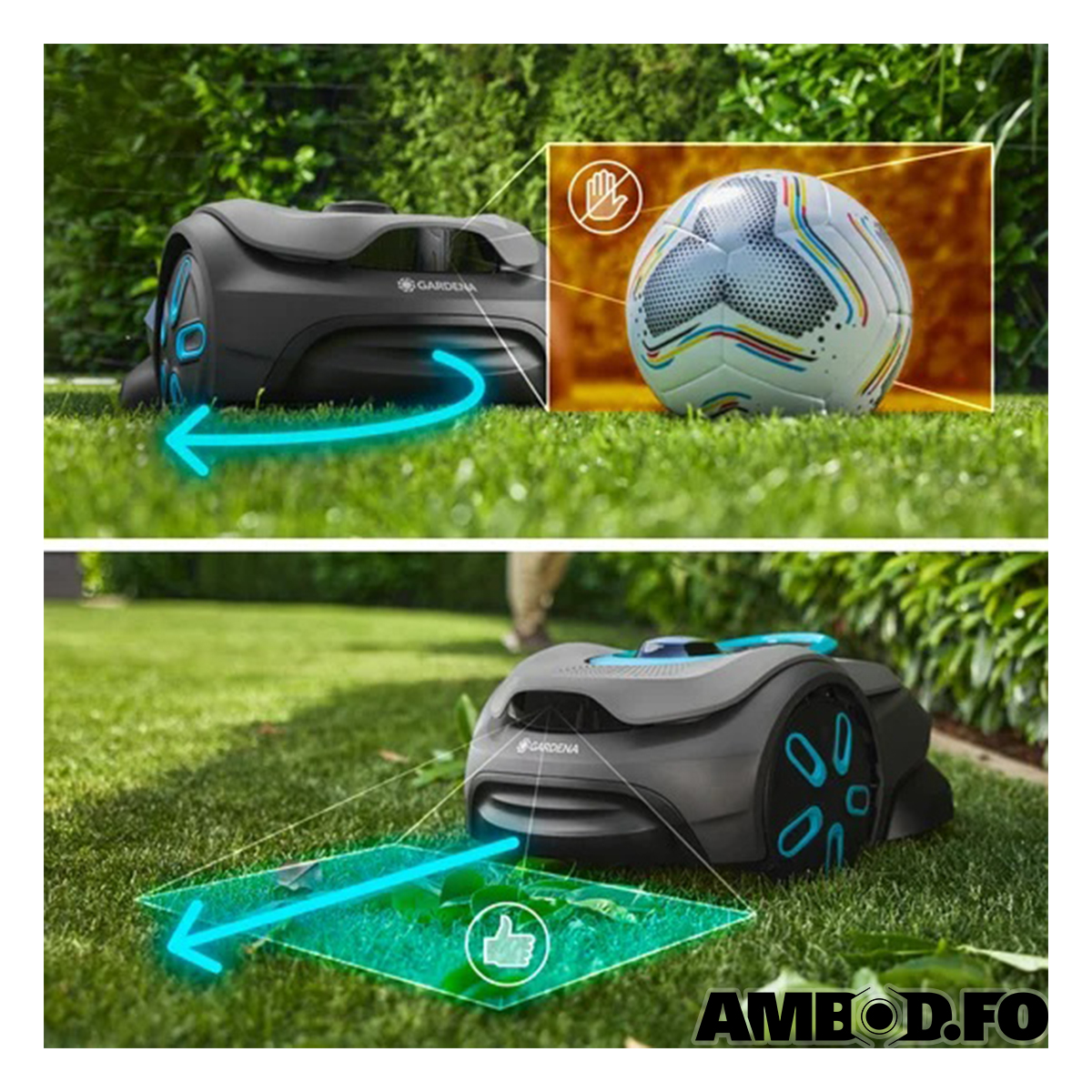 Gardena Smart SILENO Sense battarídrivin robot plenuklippari, RTK-GPS+Myndatól - 160mm - Image 2